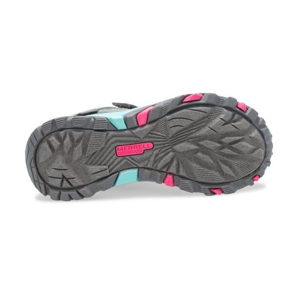 Kid's Merrell Moab FST Lo WP AC Grey/ Turq - Merrell