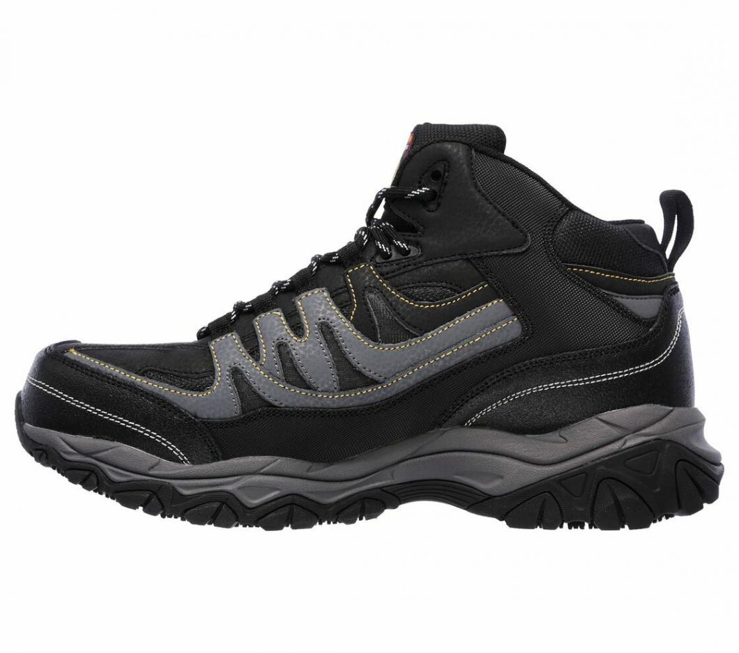 Men Skechers Boots | Work Relaxed Fit: Holdredge – Rebem St - Footcourt Egypt