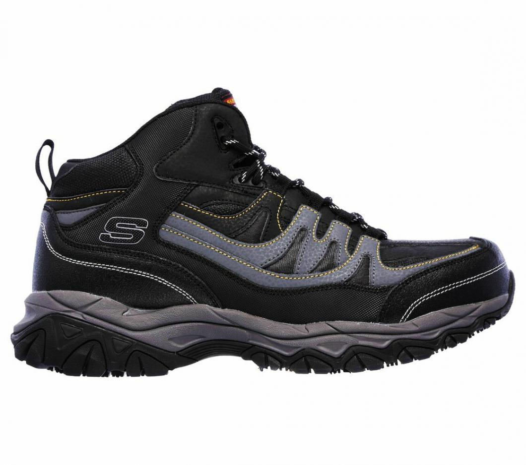 Men Skechers Boots | Work Relaxed Fit: Holdredge – Rebem St - Footcourt Egypt