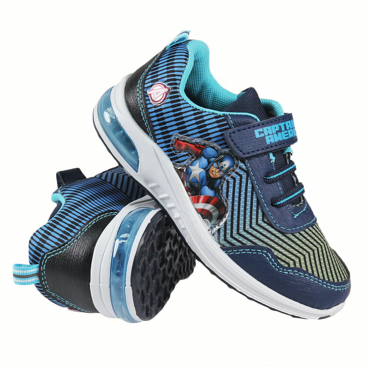MARVEL X BATA Kids Captain America Lighted Trainers - Footcourt Egypt