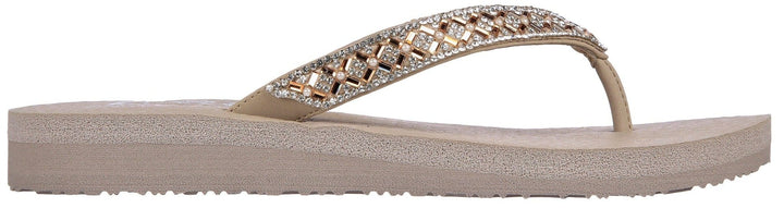Skechers Cali Meditation Rhinestone Thong Sandals - Daisy Garden - Footcourt Egypt
