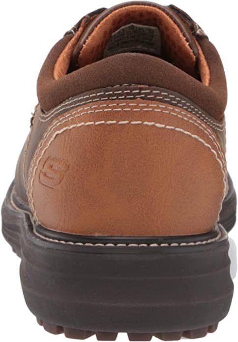 Skechers USA Men's Round Toe Lace Up Oxford - Skechers