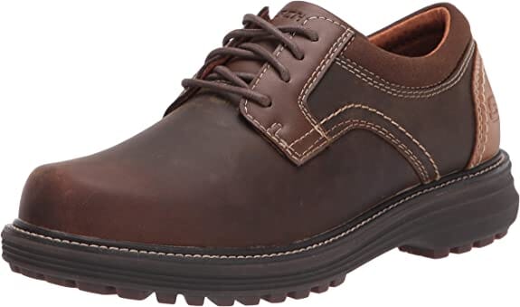 Skechers USA Men's Round Toe Lace Up Oxford - Skechers