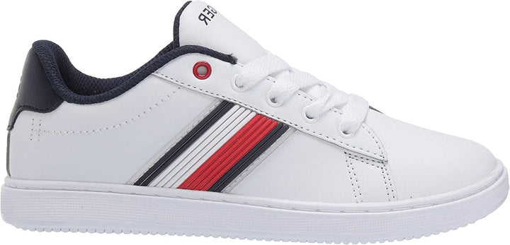 Tommy Hilfiger Unisex-Child Kids' Th Iconic Court 2.0 Sneaker - TOMMY HILFIGER