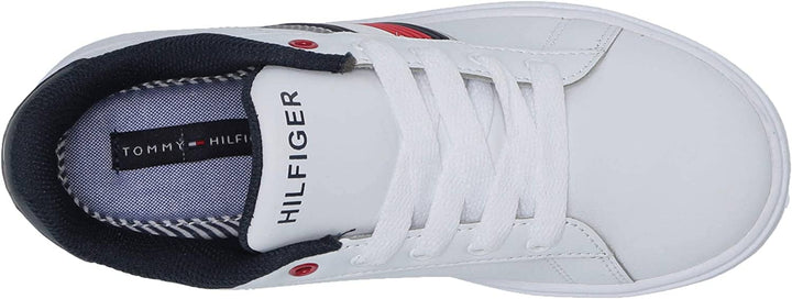 Tommy Hilfiger Unisex-Child Kids' Th Iconic Court 2.0 Sneaker - TOMMY HILFIGER