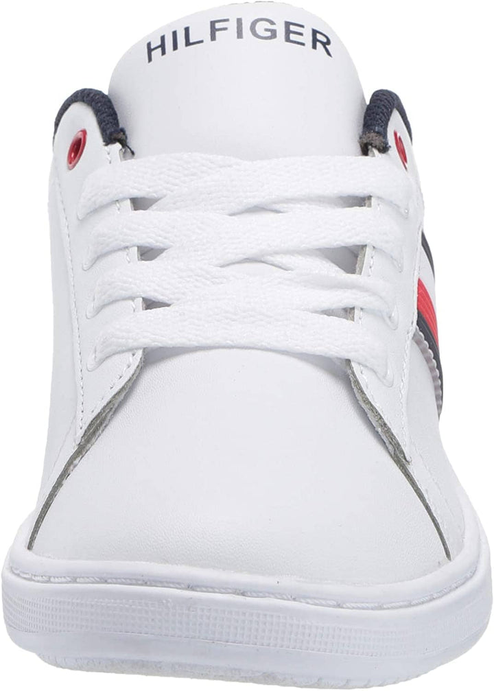 Tommy Hilfiger Unisex-Child Kids' Th Iconic Court 2.0 Sneaker - TOMMY HILFIGER