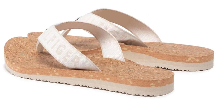 Tommy Webbing Flat Beach Sandal - Footcourt Egypt
